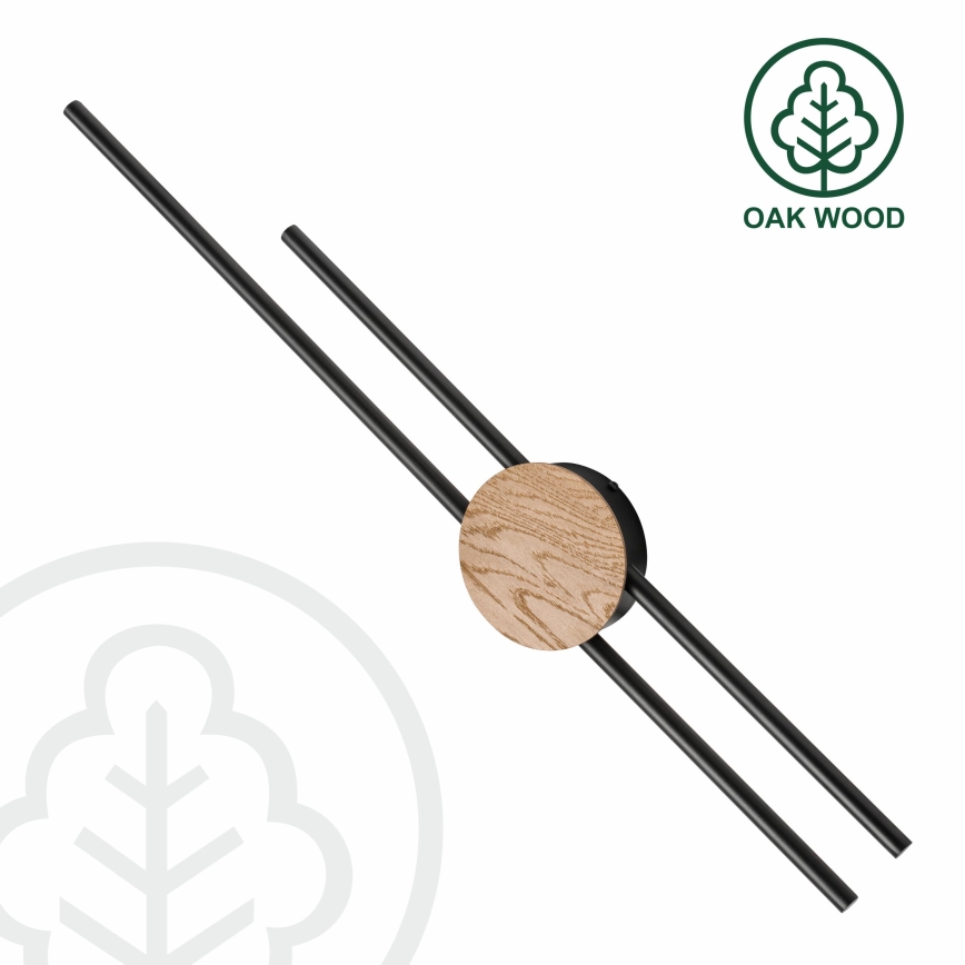 Brilagi - LED Sienas lampa WOODY COLLINE LED/15W/230V 80 cm ozols