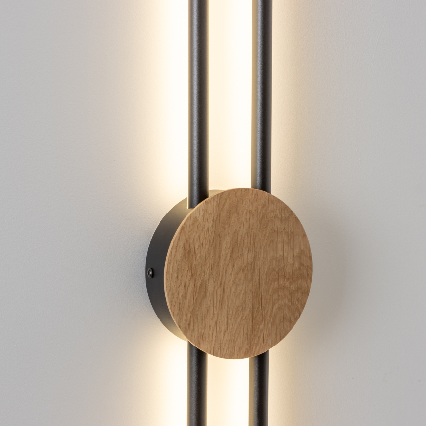 Brilagi - LED Sienas lampa WOODY COLLINE LED/15W/230V 80 cm ozols