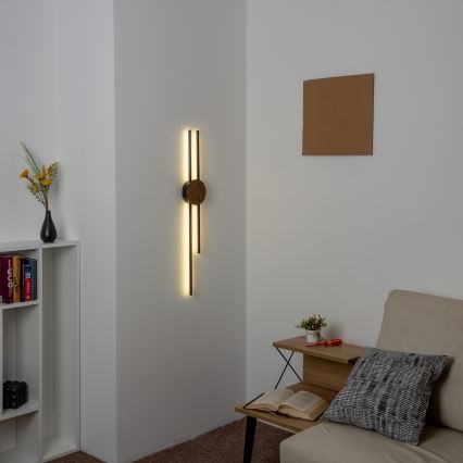 Brilagi - LED Sienas lampa WOODY COLLINE LED/15W/230V 80 cm ozols