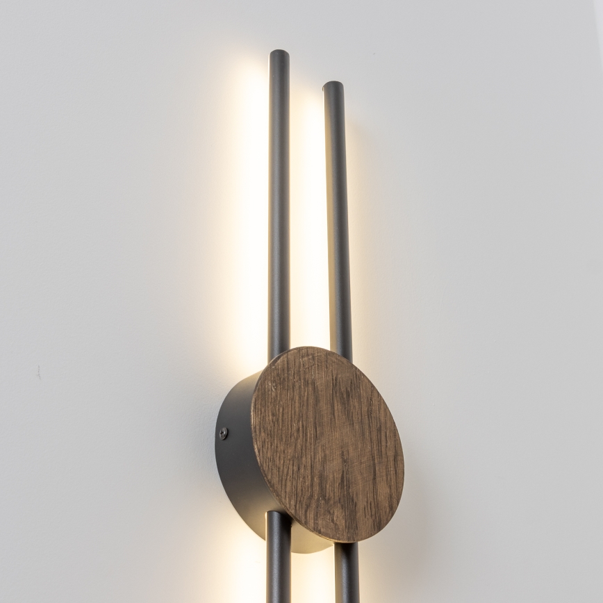Brilagi - LED Sienas lampa WOODY COLLINE LED/15W/230V 80 cm ozols