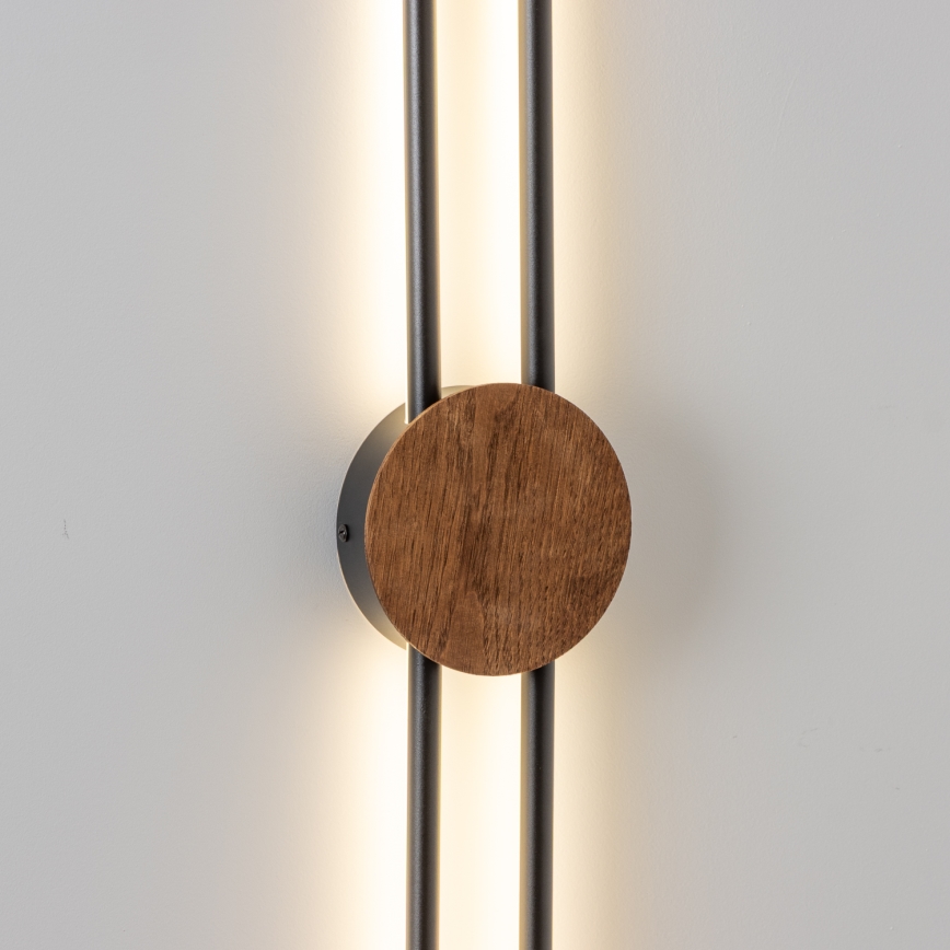 Brilagi - LED Sienas lampa WOODY COLLINE LED/15W/230V 80 cm ozols ķirsis