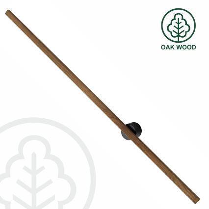 Brilagi - LED Sienas lampa WOODY LINE LED/12W/230V 120 cm ozola valrieksts