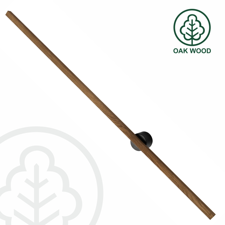 Brilagi - LED Sienas lampa WOODY LINE LED/12W/230V 120 cm ozola valrieksts