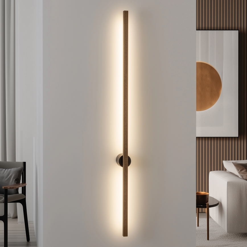 Brilagi - LED Sienas lampa WOODY LINE LED/12W/230V ozols