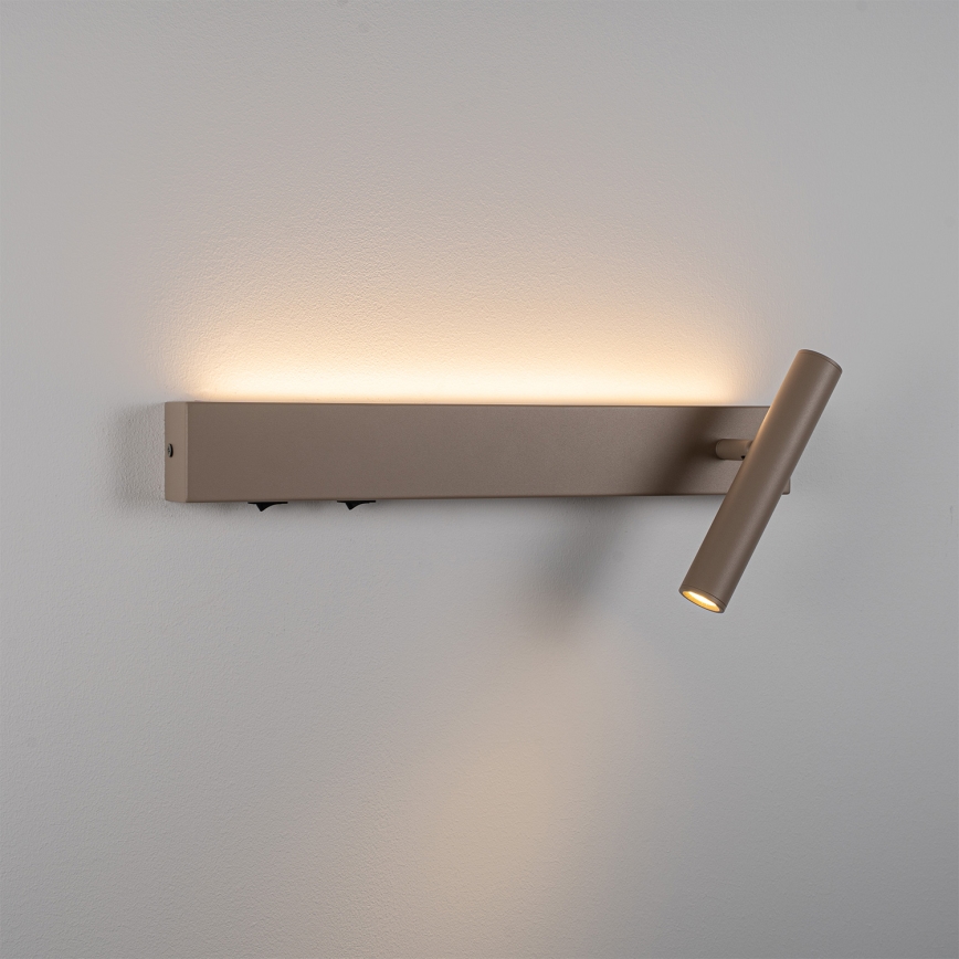 BRILAGI - LED sienas prožektors ARLIX LED/3W/230V + LED/7W bēšs CRI 90