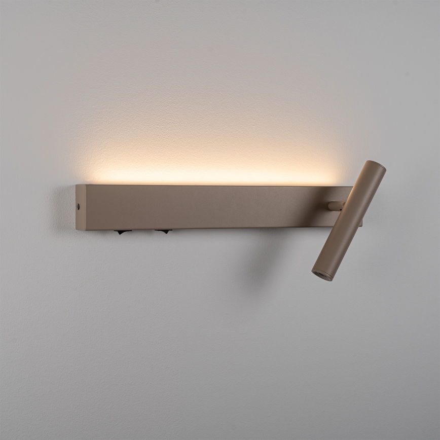 BRILAGI - LED sienas prožektors ARLIX LED/3W/230V + LED/7W bēšs CRI 90