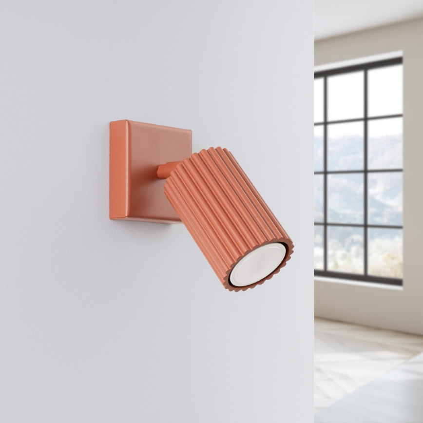 BRILAGI - LED sienas prožektors CRESTO 1xGU10/10W/230V oranžs