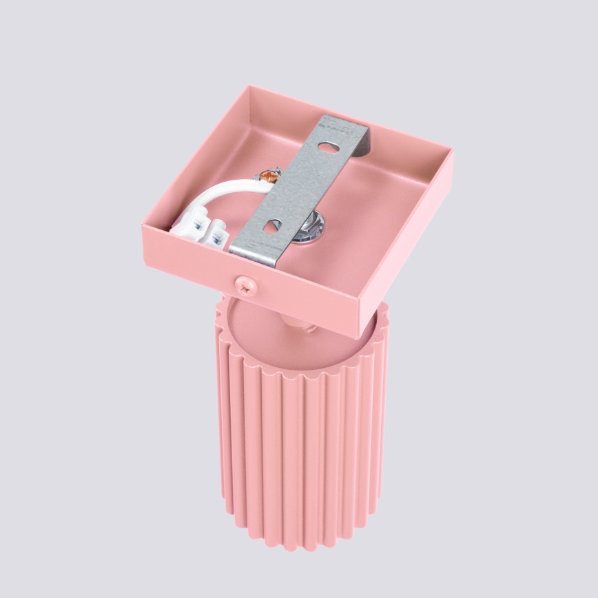 Brilagi - LED sienas prožektors CRESTO 1xGU10/10W/230V rozā