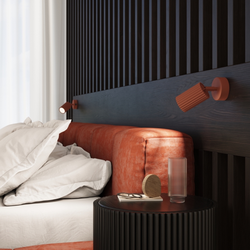 Brilagi - LED sienas prožektors CRESTO 1xGU10/10W/230V sarkans