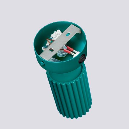 Brilagi - LED sienas prožektors CRESTO 1xGU10/10W/230V tirkīza