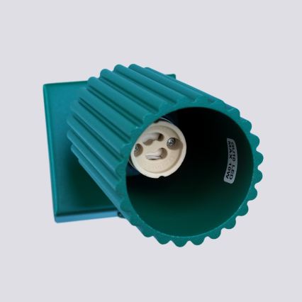 Brilagi - LED sienas prožektors CRESTO 1xGU10/10W/230V tirkīzzils