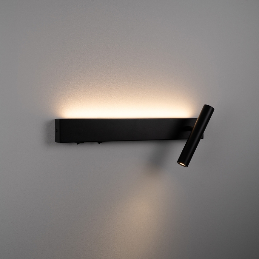 BRILAGI - LED sienas punktveida gaismeklis ARLIX LED/3W/230V + LED/7W melns CRI 90