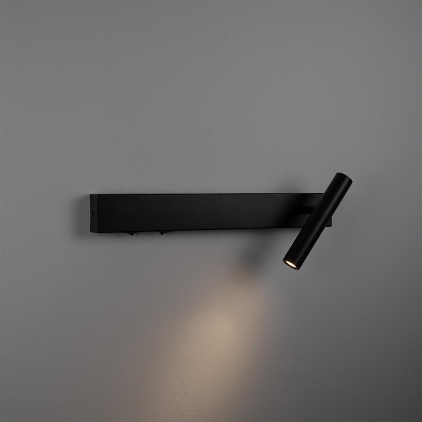 BRILAGI - LED sienas punktveida gaismeklis ARLIX LED/3W/230V + LED/7W melns CRI 90