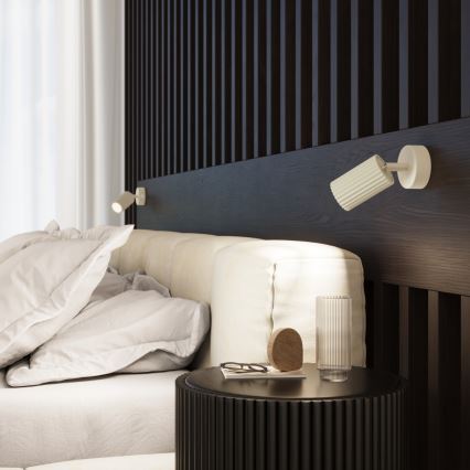 Brilagi - LED sienas punktveida gaismeklis CRESTO 1xGU10/10W/230V krēmkrāsas