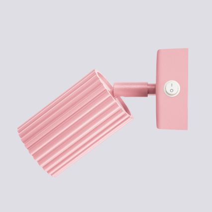 Brilagi - LED sienas punktveida gaismeklis CRESTO 1xGU10/10W/230V rozā