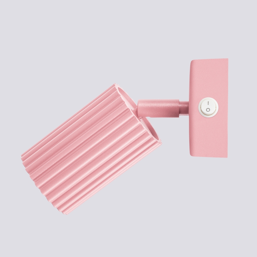 Brilagi - LED sienas punktveida gaismeklis CRESTO 1xGU10/10W/230V rozā