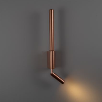 BRILAGI - LED sienas punktveida gaismeklis VIXON LED/3W/230V + LED/5W, bronzas krāsa, CRI 90