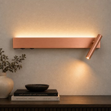 BRILAGI - LED sienas spot gaismeklis ARLIX LED/3W/230V + LED/7W bronzas krāsā CRI 90