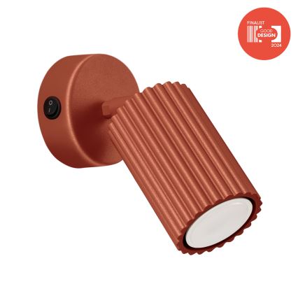 Brilagi - LED sienas spot gaismeklis CRESTO 1xGU10/10W/230V sarkans