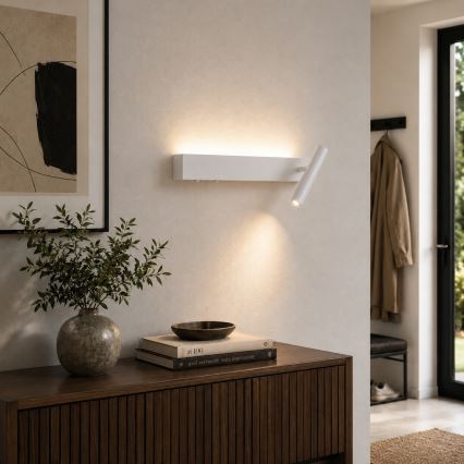 BRILAGI - LED sienas spotgaismeklis ARLIX LED/3W/230V + LED/7W balts CRI 90