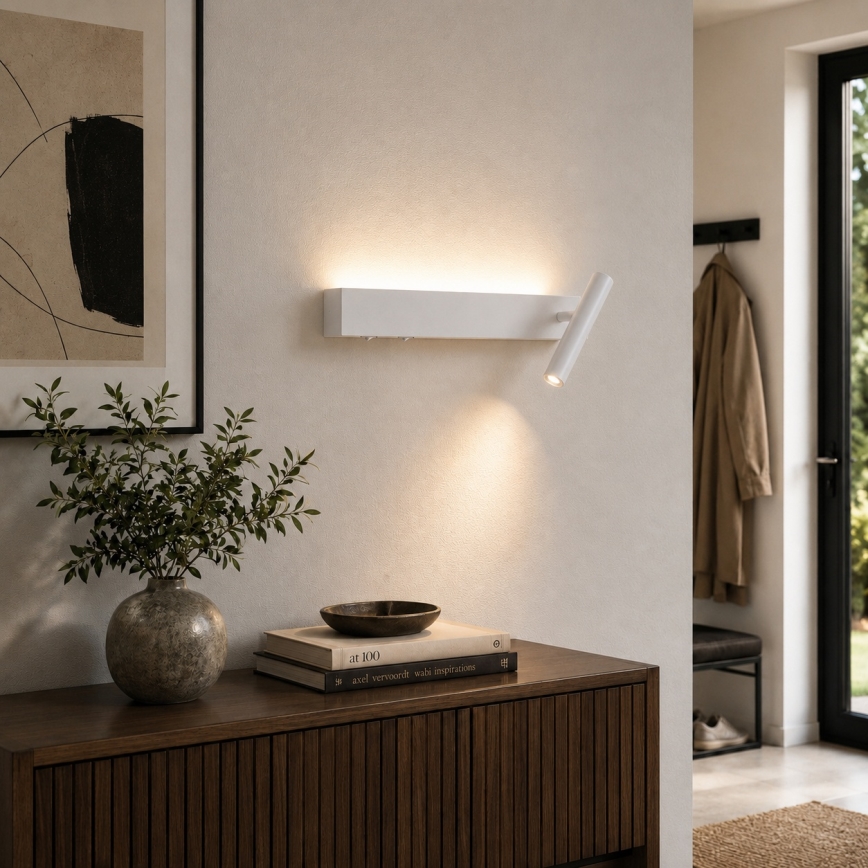 BRILAGI - LED sienas spotgaismeklis ARLIX LED/3W/230V + LED/7W balts CRI 90