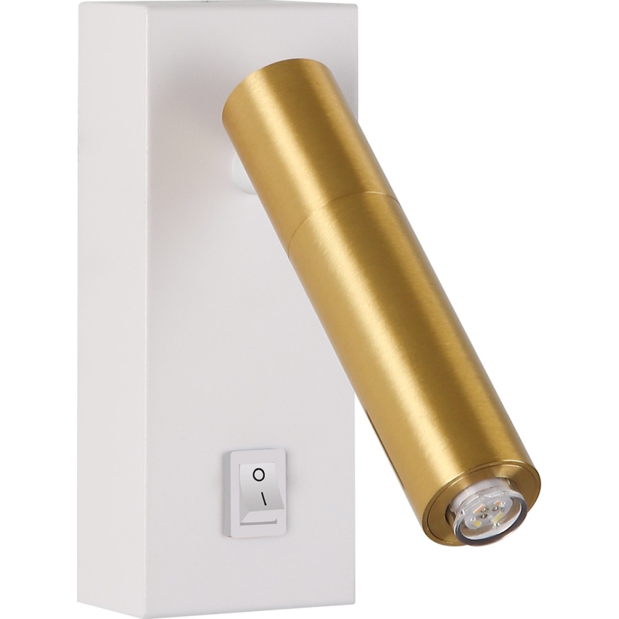 Brilagi - LED Sienas starmetis MAYA 1xG9/7W/230V balta/zelta