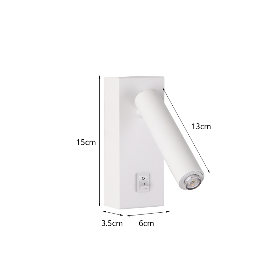 Brilagi - LED Sienas starmetis MAYA 1xG9/7W/230V balts