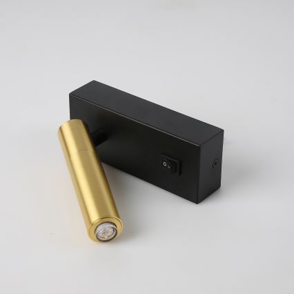 Brilagi - LED Sienas starmetis MAYA 1xG9/7W/230V melna/zelta