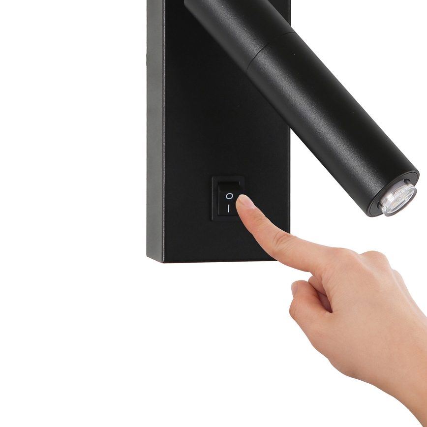 Brilagi - LED Sienas starmetis MAYA 1xG9/7W/230V melns