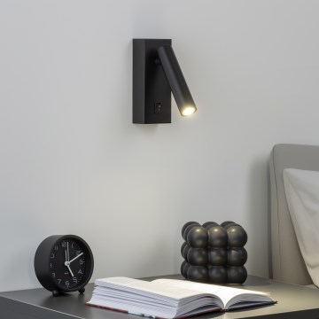 Brilagi - LED Sienas starmetis MAYA LED/3W/230V 4000K melna