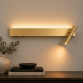BRILAGI - LED sienas virziena gaismeklis ARLIX LED/3W/230V + LED/7W zelta CRI 90