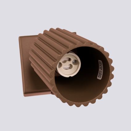 Brilagi - LED sienas virziena gaismeklis CRESTO 1xGU10/10W/230V brūns