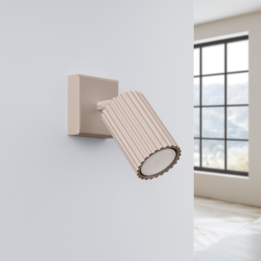 Brilagi - LED sienas virziena gaismeklis CRESTO 1xGU10/10W/230V taupe