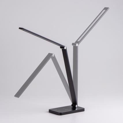 BRILAGI - dimmējama skārienjūtīga LED galda lampa ar QI bezvadu uzlādi MODO CHARGE LED/7W/5V 3000/4000/6000K melna