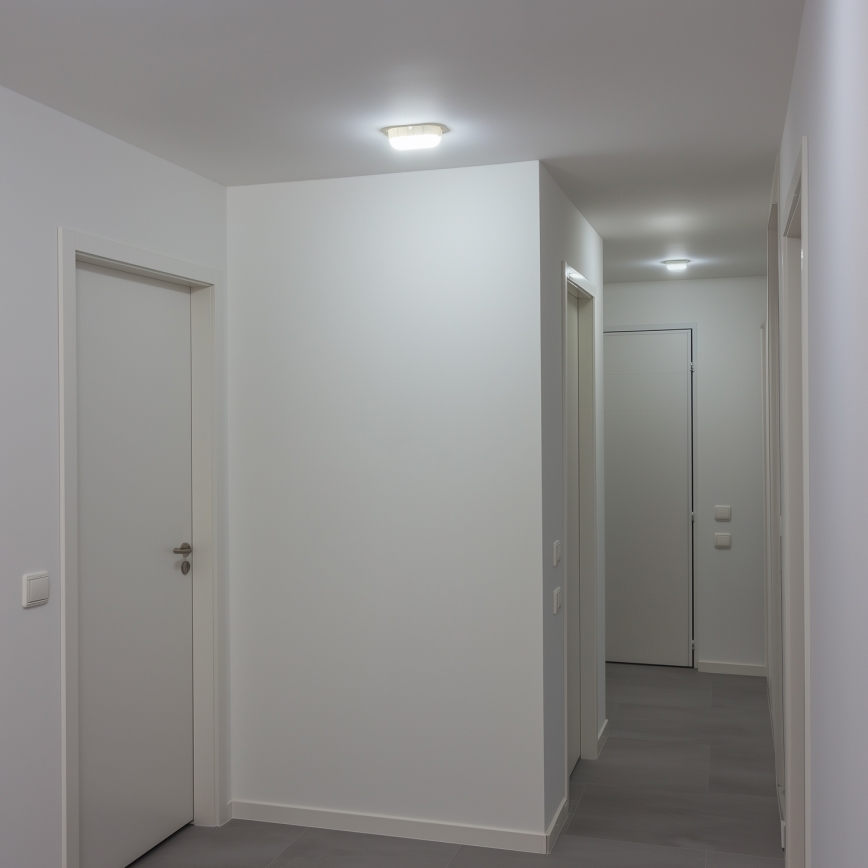 Brilagi - LED Smagas slodzes griestu gaismeklis SIMA LED/12W/230V IP65 balts