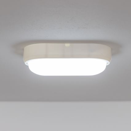 Brilagi - LED Smagas slodzes griestu gaismeklis SIMA LED/12W/230V IP65 balts