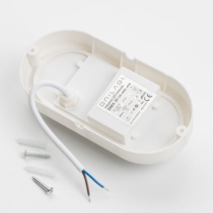 Brilagi - LED Smagas slodzes griestu gaismeklis SIMA LED/12W/230V IP65 balts