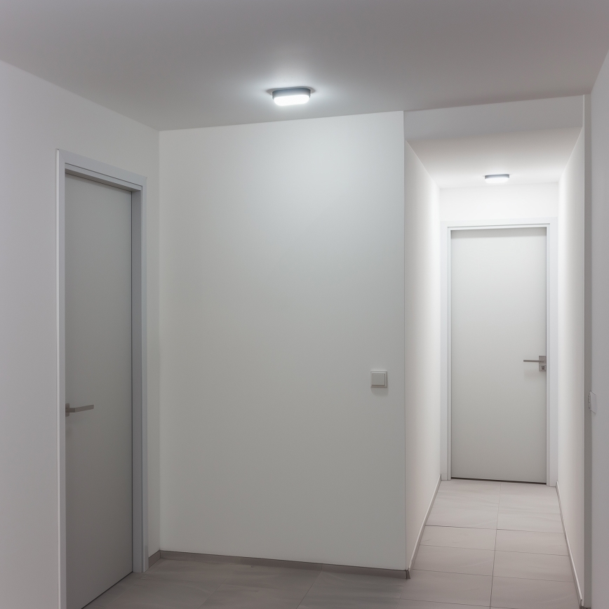 Brilagi - LED Smagas slodzes griestu gaismeklis SIMA LED/12W/230V IP65 melns