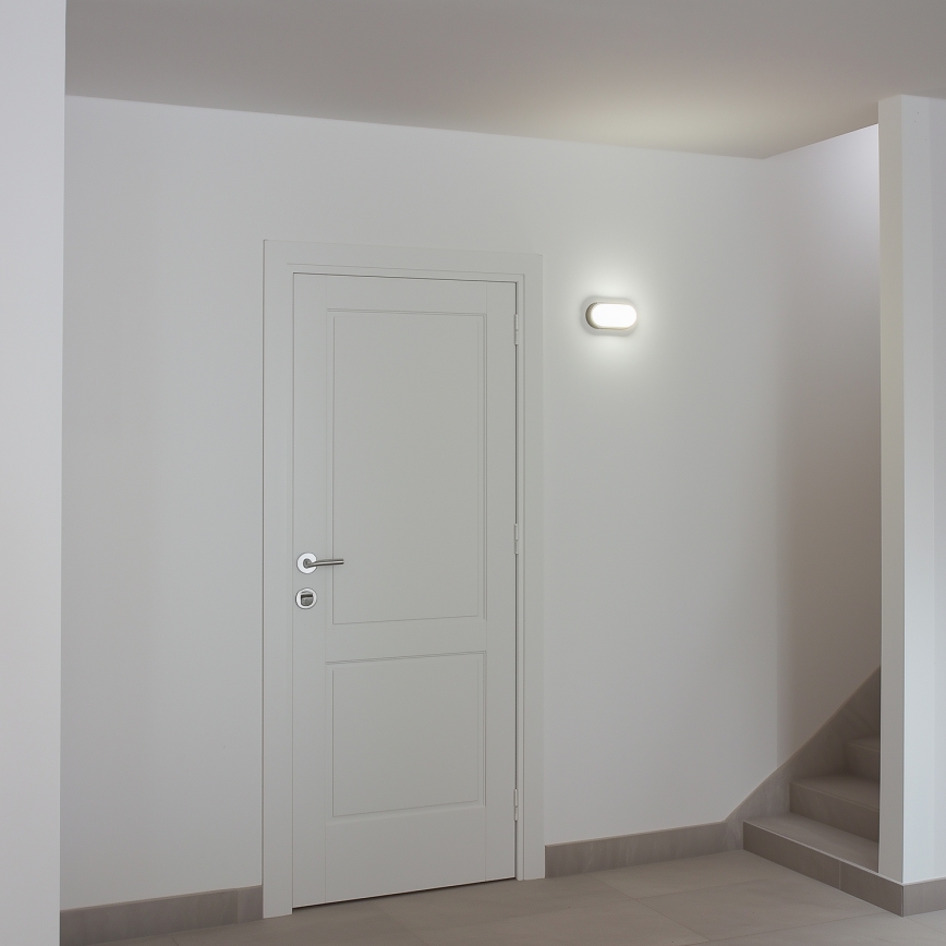 Brilagi - LED Smagas slodzes griestu gaismeklis SIMA LED/12W/230V IP65 melns