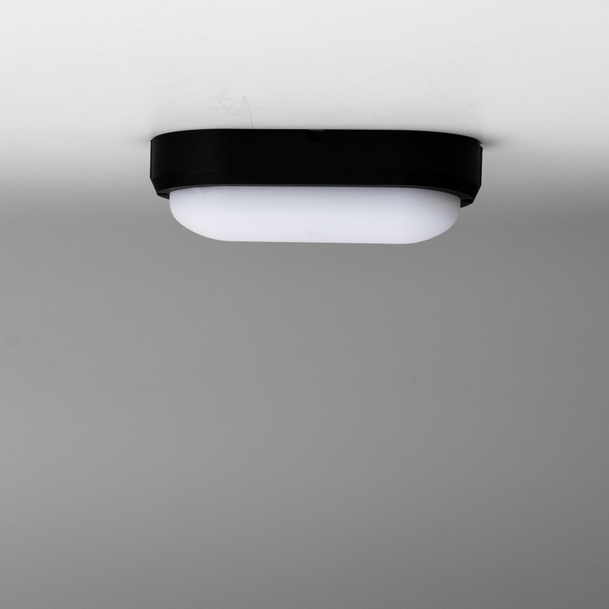 Brilagi - LED Smagas slodzes griestu gaismeklis SIMA LED/12W/230V IP65 melns