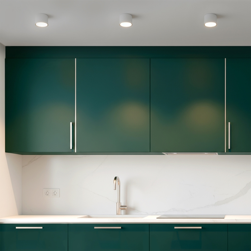 BRILAGI - LED SMOOTH balts virziena gaismeklis 1xGX53/15W/230V 60x82 mm