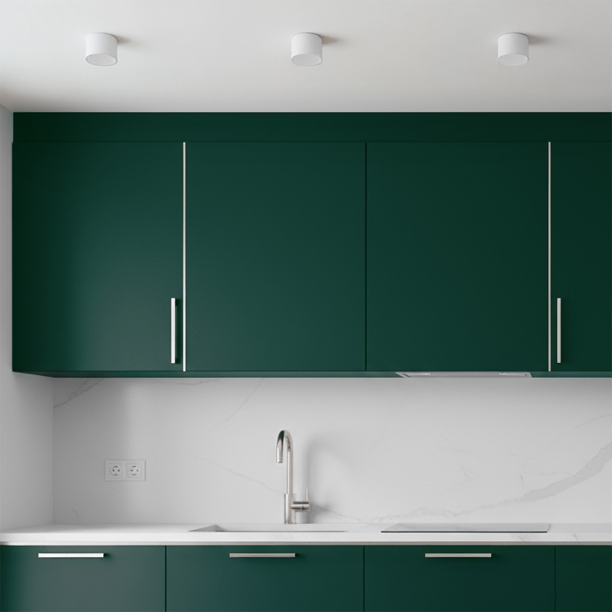 BRILAGI - LED SMOOTH balts virziena gaismeklis 1xGX53/15W/230V 60x82 mm