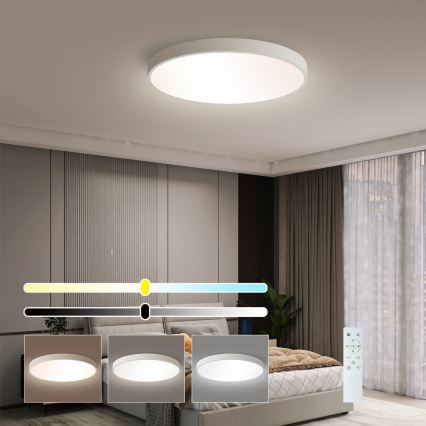 Brilagi - LED aptumšojams griestu gaismeklis POOL SMART LED/60W/230V 50 cm 3000-6000K Wi-Fi Tuya + tālvadība, balts
