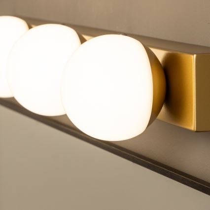 Brilagi - LED spoguļa apgaismojums vannas istabai HOLLYWOOD 3xLED/3W/230V 39 cm IP44 zelta