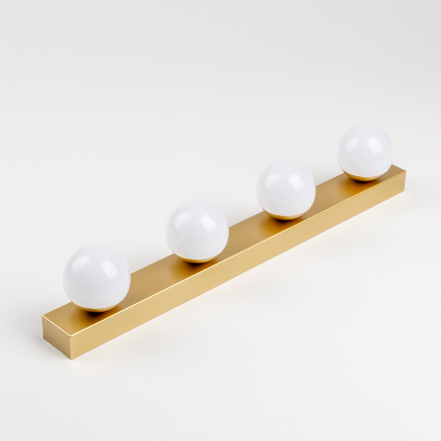 Brilagi - LED vannas istabas spoguļa apgaismojums HOLLYWOOD 4xLED/3W/230V 53 cm IP44 zelta