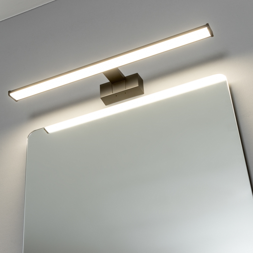 Brilagi - LED spoguļa apgaismojums vannas istabai 3-vienā VESTRA LED/12W/230V 60 cm IP44 melns