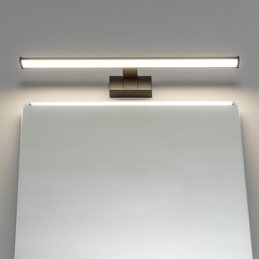 Brilagi - LED spoguļa apgaismojums vannas istabai 3-vienā VESTRA LED/12W/230V 60 cm IP44 melns