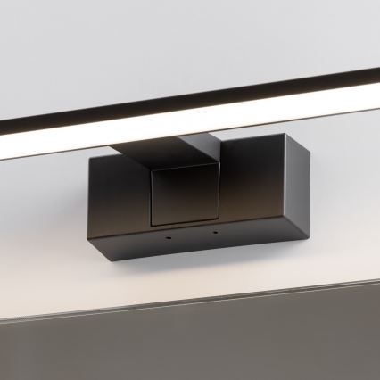 Brilagi - LED spoguļa apgaismojums vannas istabai 3-vienā VESTRA LED/12W/230V 60 cm IP44 melns