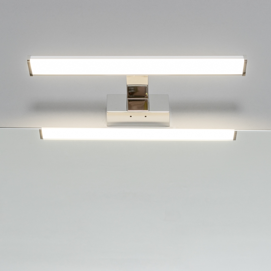 Brilagi - LED vannas istabas spoguļa apgaismojums 3 vienā VESTRA LED/8W/230V 40 cm IP44 spīdīgs hroms