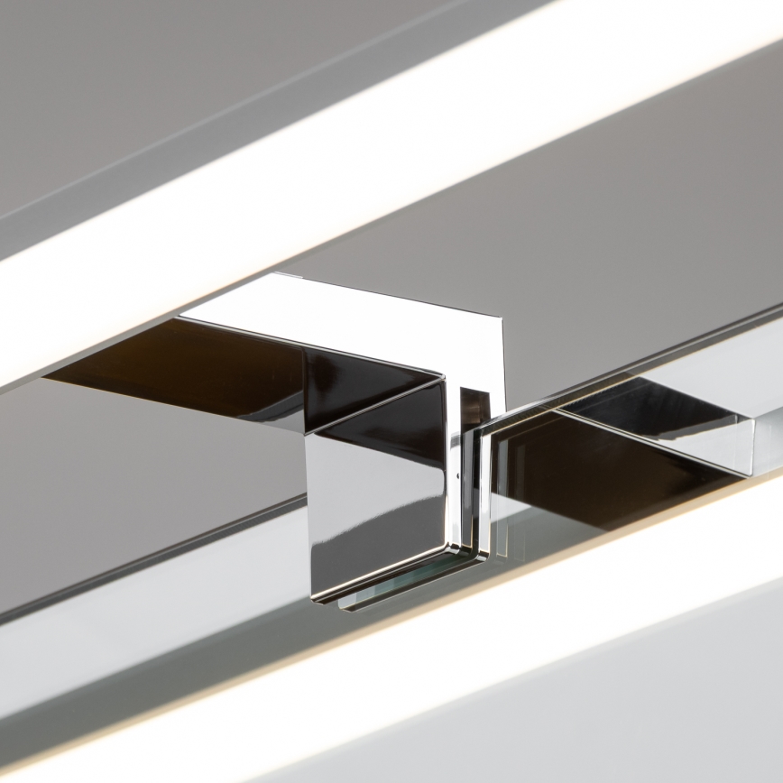 Brilagi - LED vannas istabas spoguļa apgaismojums 3 vienā VESTRA LED/8W/230V 40 cm IP44 spīdīgs hroms